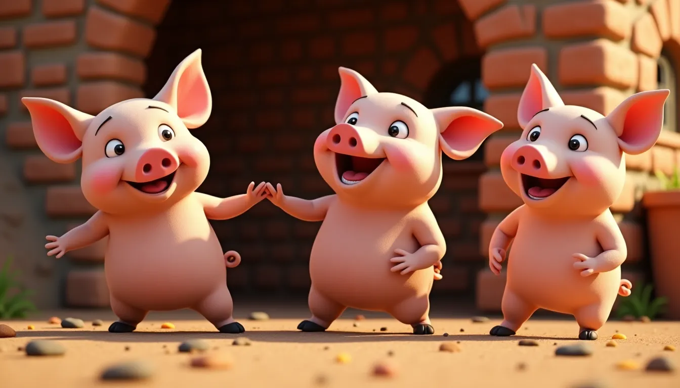 The Story of Three Little Pigs video example