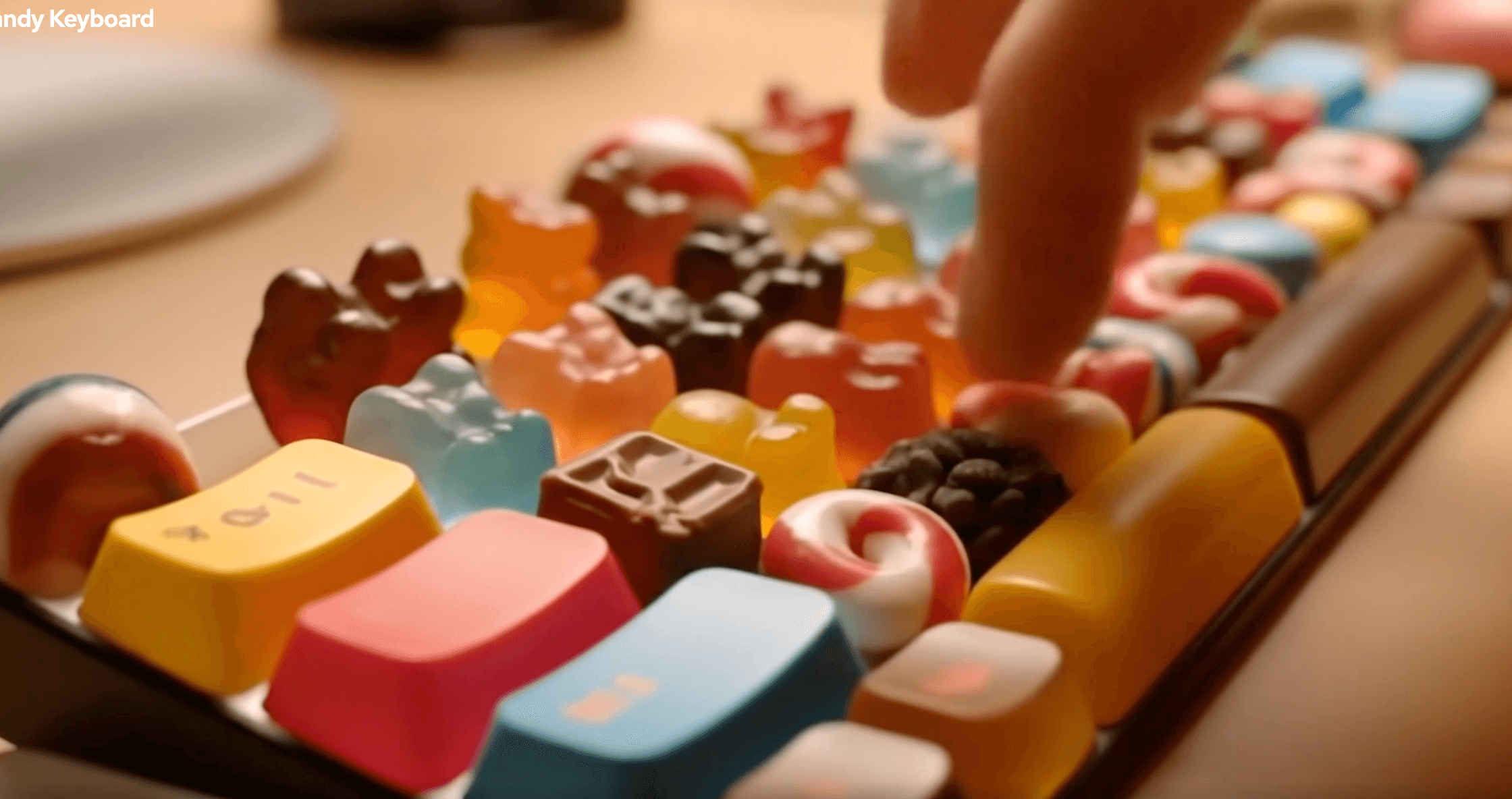 Candy Keyboard motion example