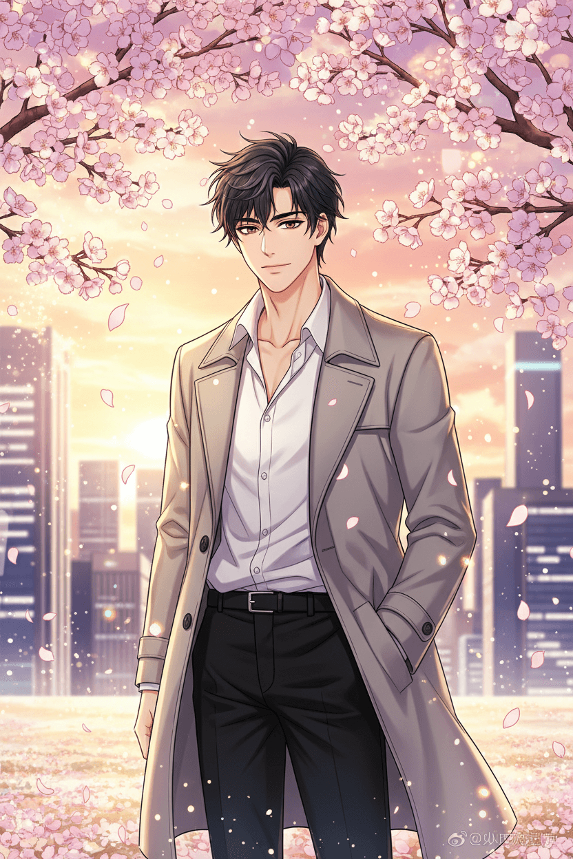AI webtoon and manhwa generator example with vertical romance scene