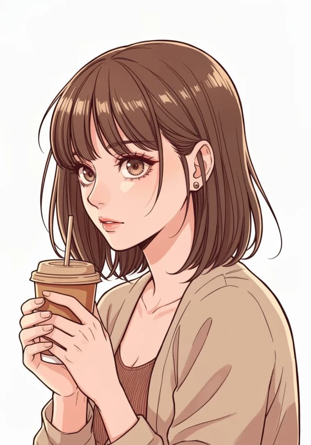After transformation - manga style