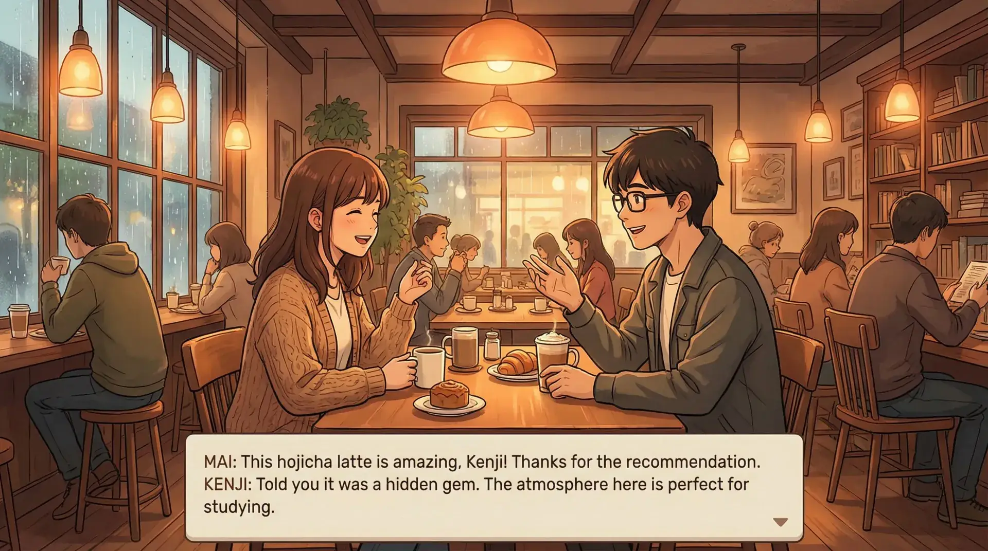 Cozy interactive AI story