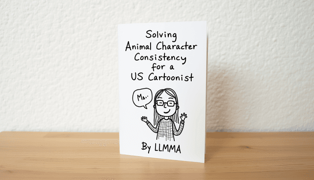 من الإحباط إلى الابتكار: حل مشكلة ثبات شخصيات الحيوانات لفنان كرتون أمريكي