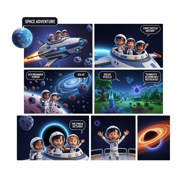 مغامرة في الفضاء