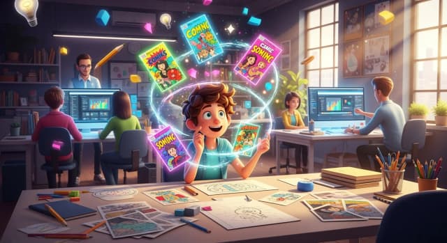 قصة مستخدم: كيف أصبحت فكرة منشئ أغلفة القصص المصورة ميزة في يوم واحد